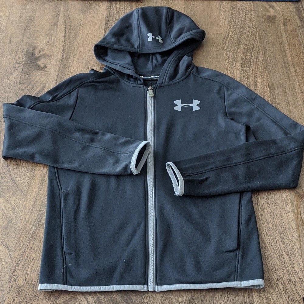 Under Armour Kids Gray Full-Zip Hoodie